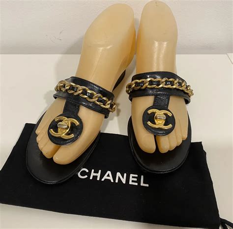 hm chanel sandals|authentic chanel sandals.